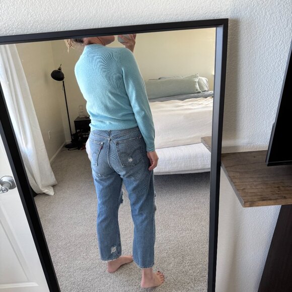 Vintage Light Blue Ballantyne Cashmere Cardigan - Picture 3 of 8